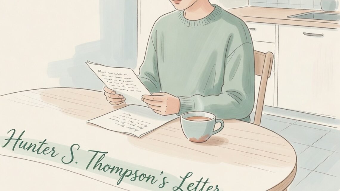 What Hunter S. Thompson's Letter Teaches About Purpose - GEO for ecommerce